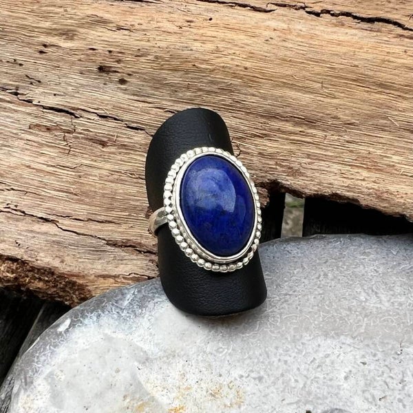 Timeless Form - Classic Pure Unik håndlavet Sølv & Lapis Lazuli