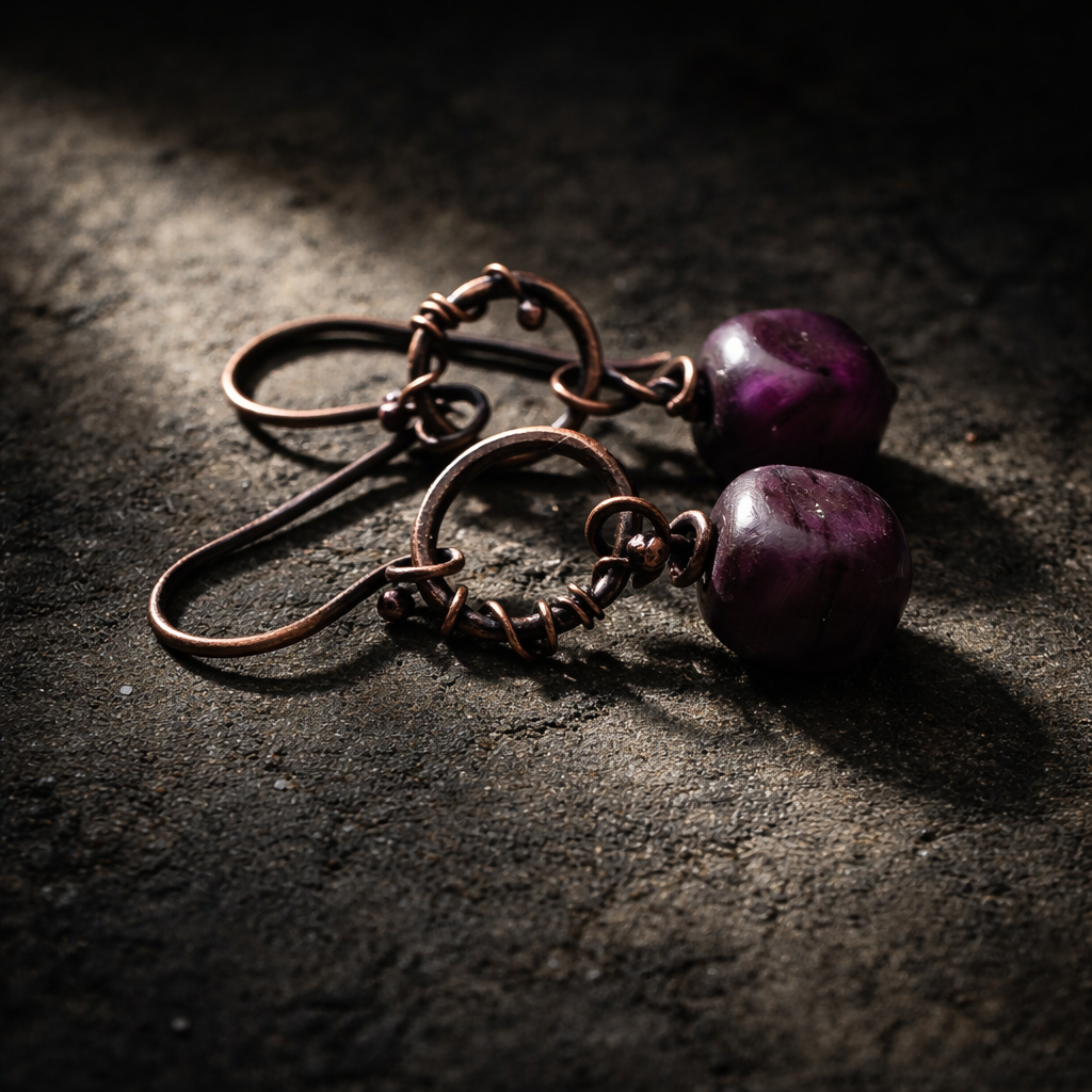 Unik håndlavet øreringe | Roothbound - Aurora