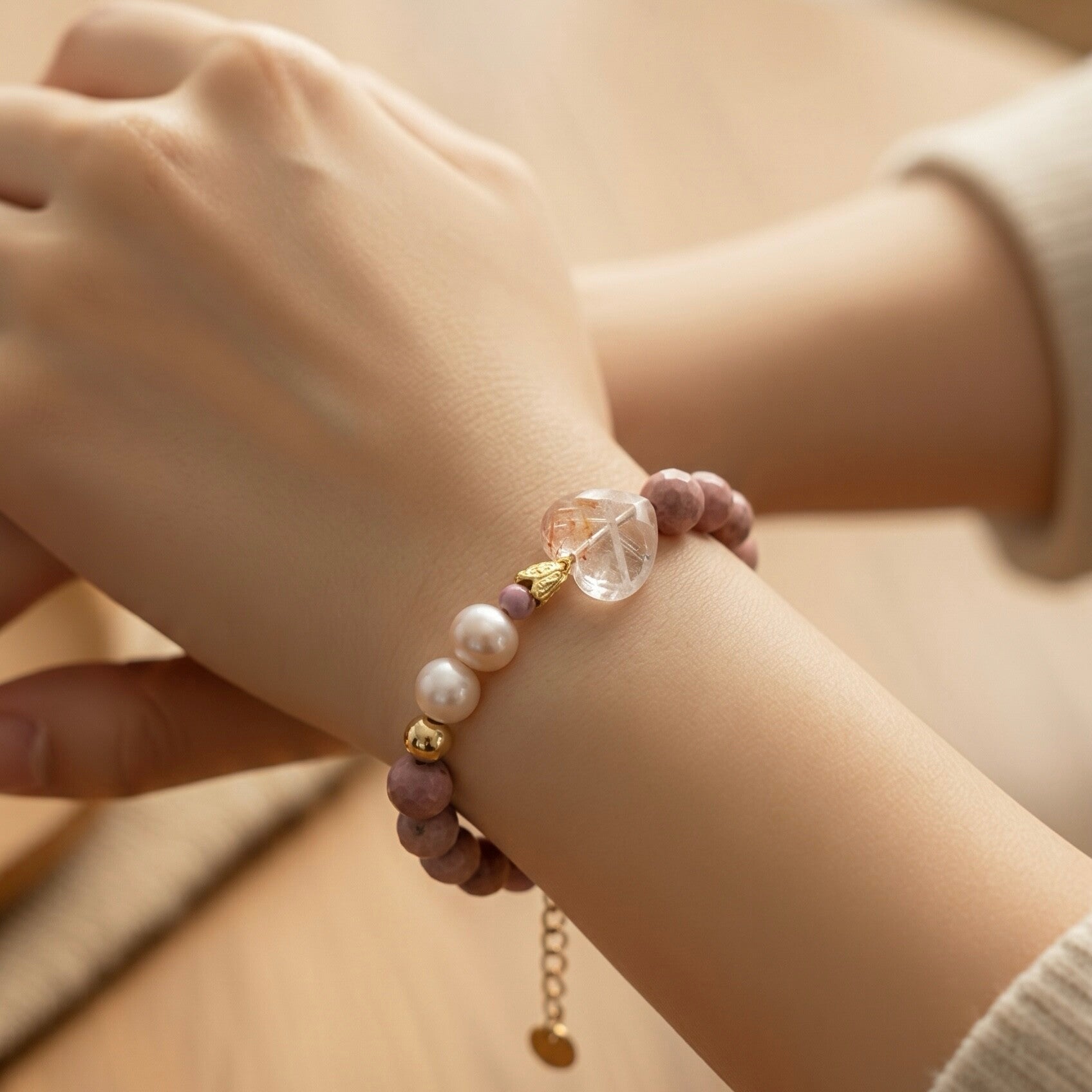 Unik Romantisk armbånd | Luna Rose - Månehjerte