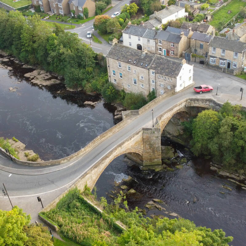 County Bridge crossing the River Tees between Barnard Castle and Startforth.