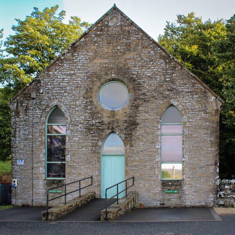 Bowlees Visitor Centre building entrance in Teesdale North Pennines