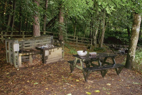 Bowlees visitor center mud kitchen