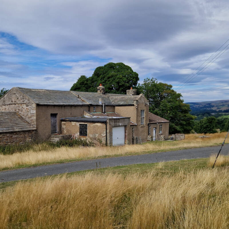 East Barnley Farm above Shipley Wood on the Romaldkirk and Cotherstone circular walk