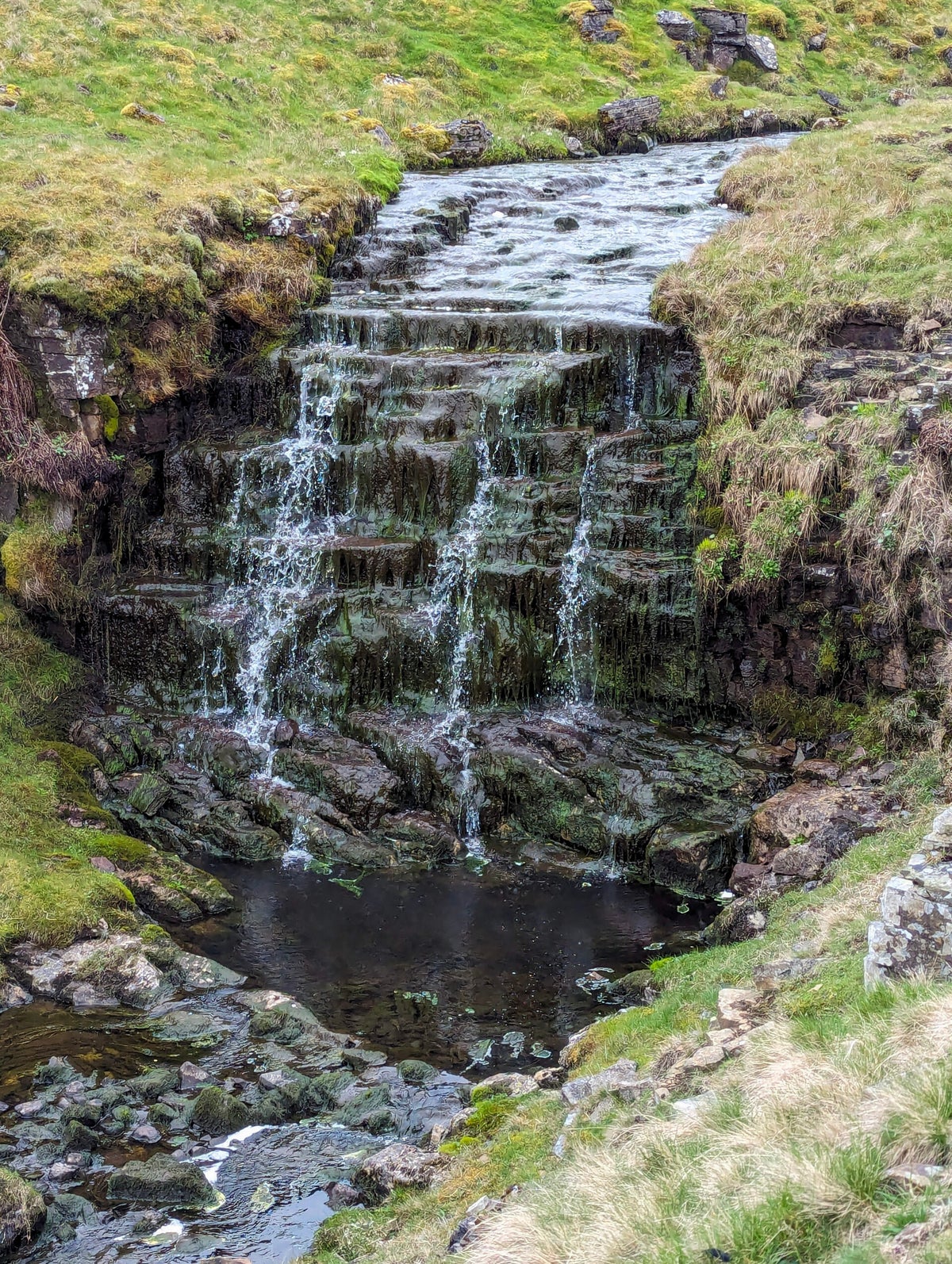 Eel Beck Waterfall Walk from Holwick, Teesdale
