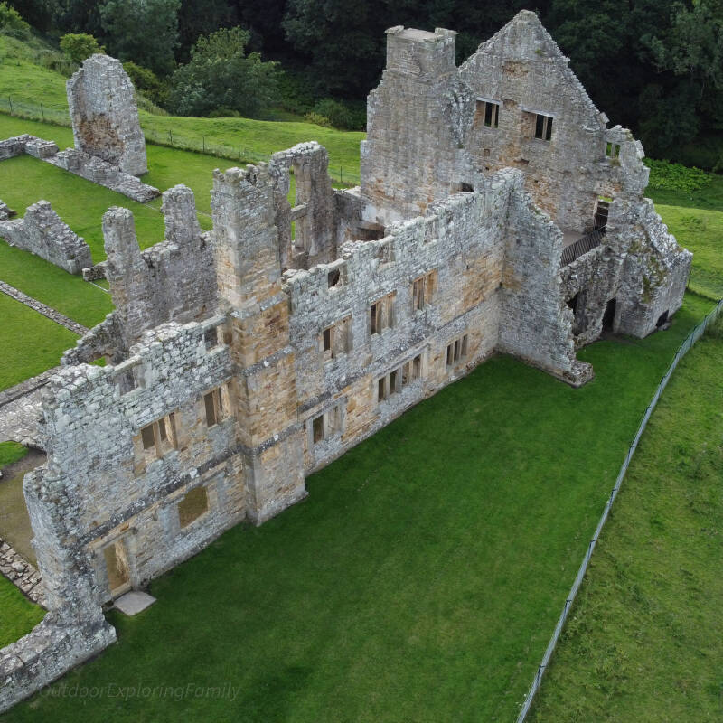 Egglestone Abbey ruins near Barnard Castle where Frank Shield later lived during the final years of his life