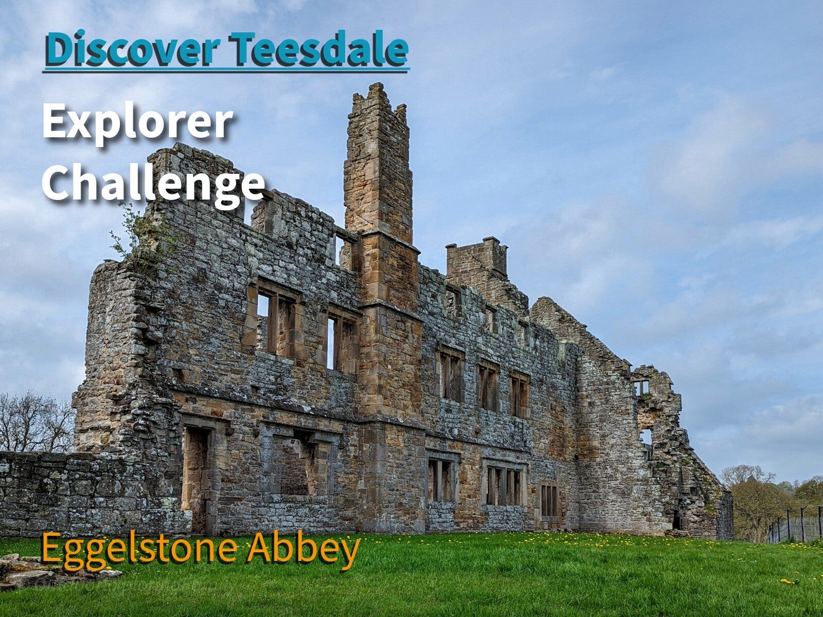 Egglestone Abbey Explorer Challenge and free family history hunt set among the historic abbey ruins.