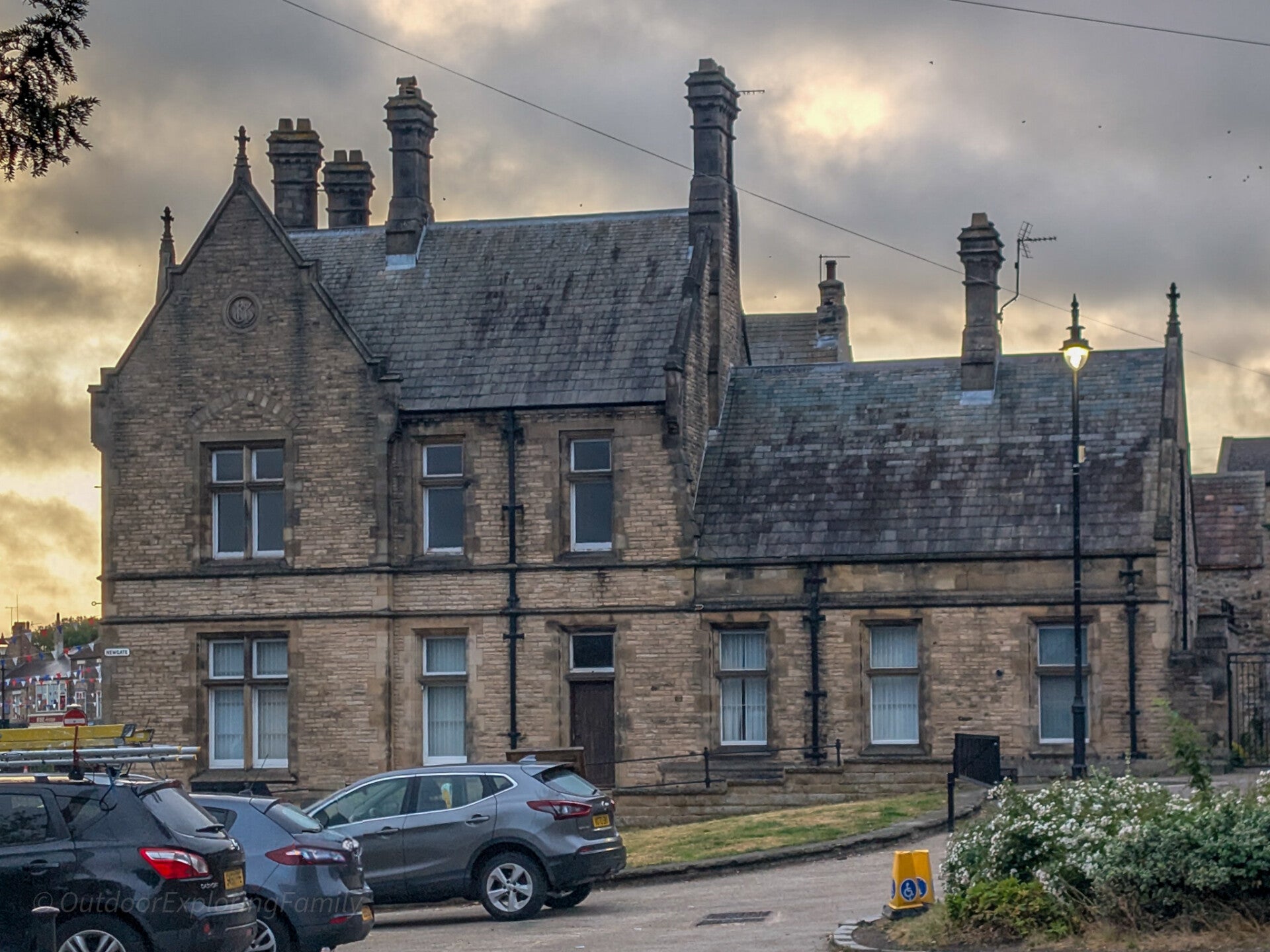 Full Newgate elevation of the former Backhouse and Barclays Bank building in Barnard Castle.