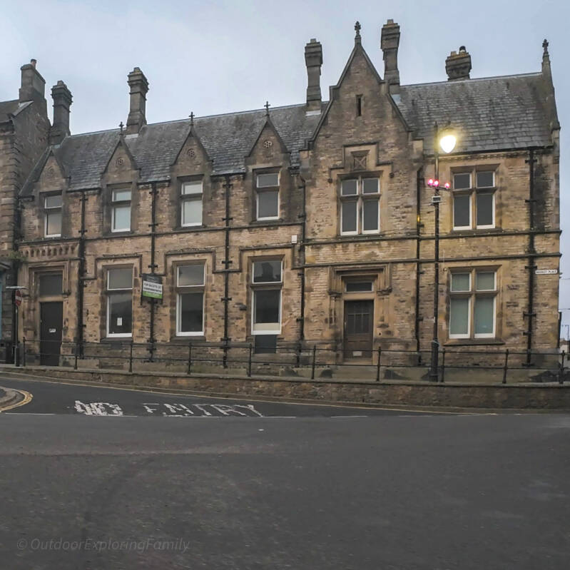 Former Barclays Bank on the corner of Market Place and Newgate in Barnard Castle, built for Jonathan Backhouse and Company in 1878.