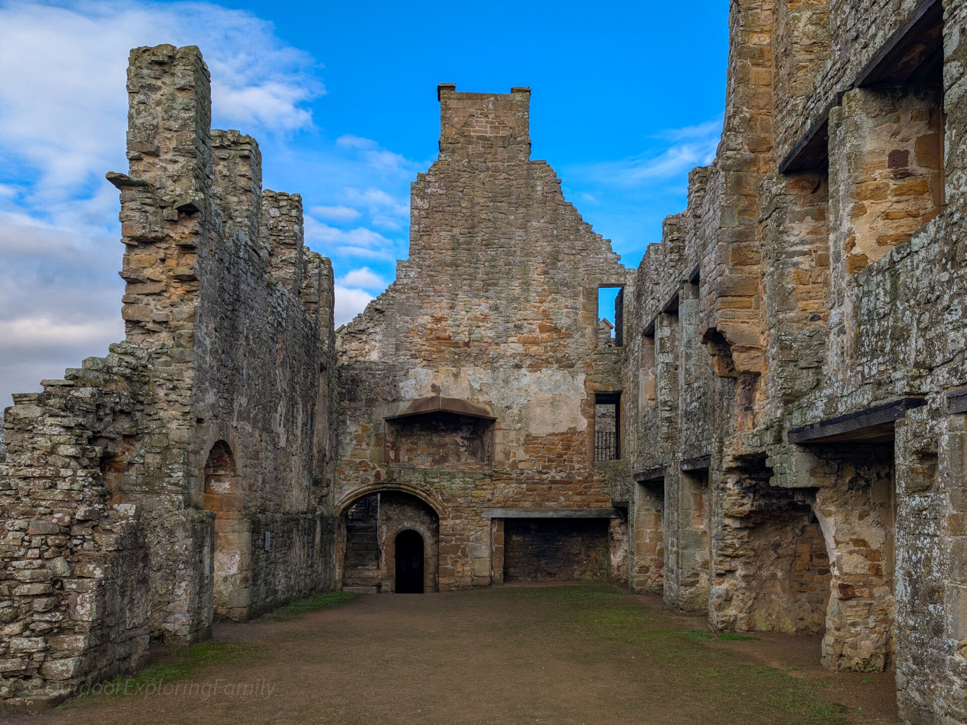 Inside the ruins of Egglestone Abbey where Frank Shield, the Hermit of Barnard Castle, briefly stayed