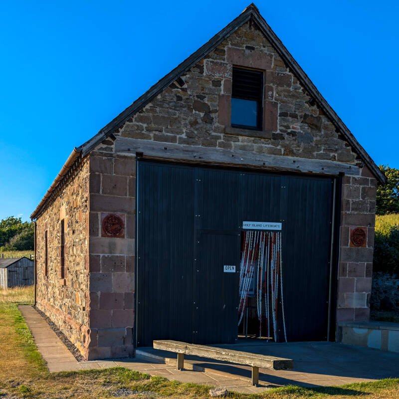 Holy Island Lifeboat Museum in the 1884 Old Lifeboat House on Lindisfarne.
