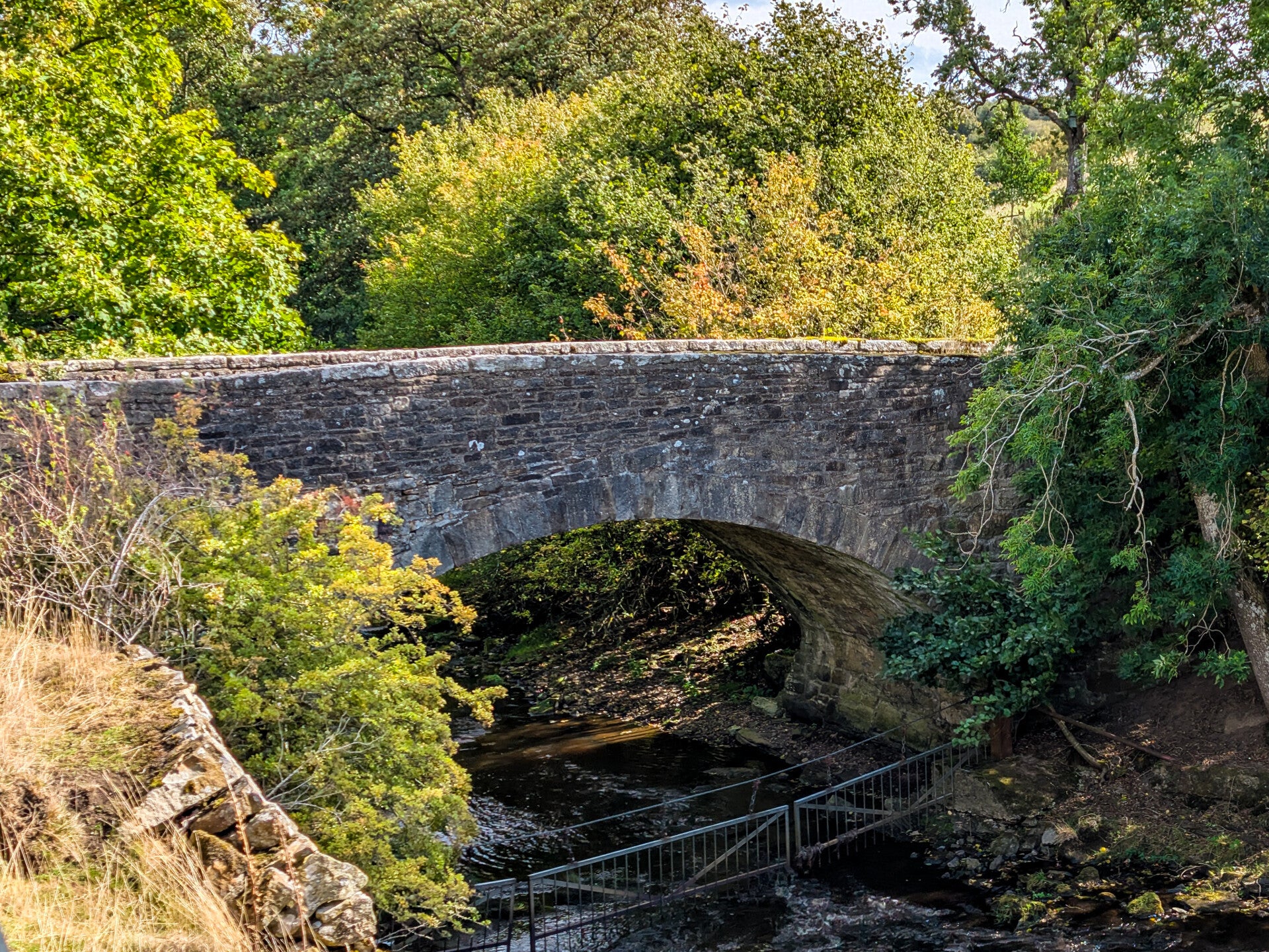 Hury Mill Bridge crossing the River Balder below Hury Reservoir in Baldersdale.