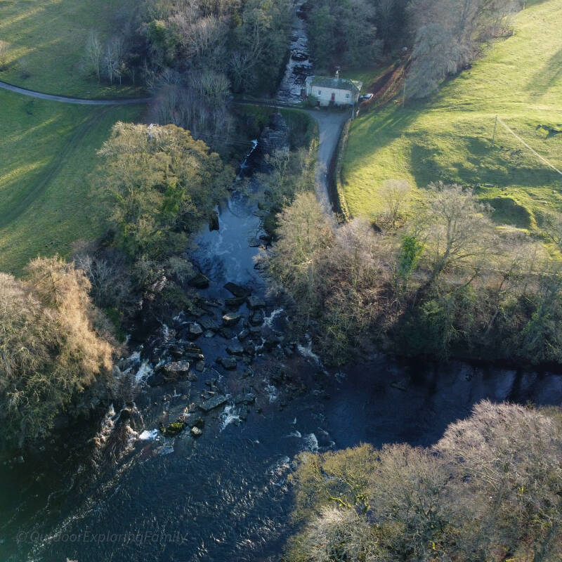 The Meeting of the Waters at Rokeby where the River Greta joins the River Tees, part of the landscape shaped by Sir Thomas Robinson.
