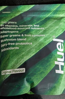 Huel Daily Greens superfood blend bag for daily nutrition