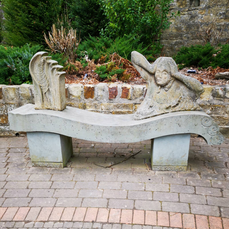 Roman Way picnic site near Barnard Castle with views across the River Tees and surrounding countryside