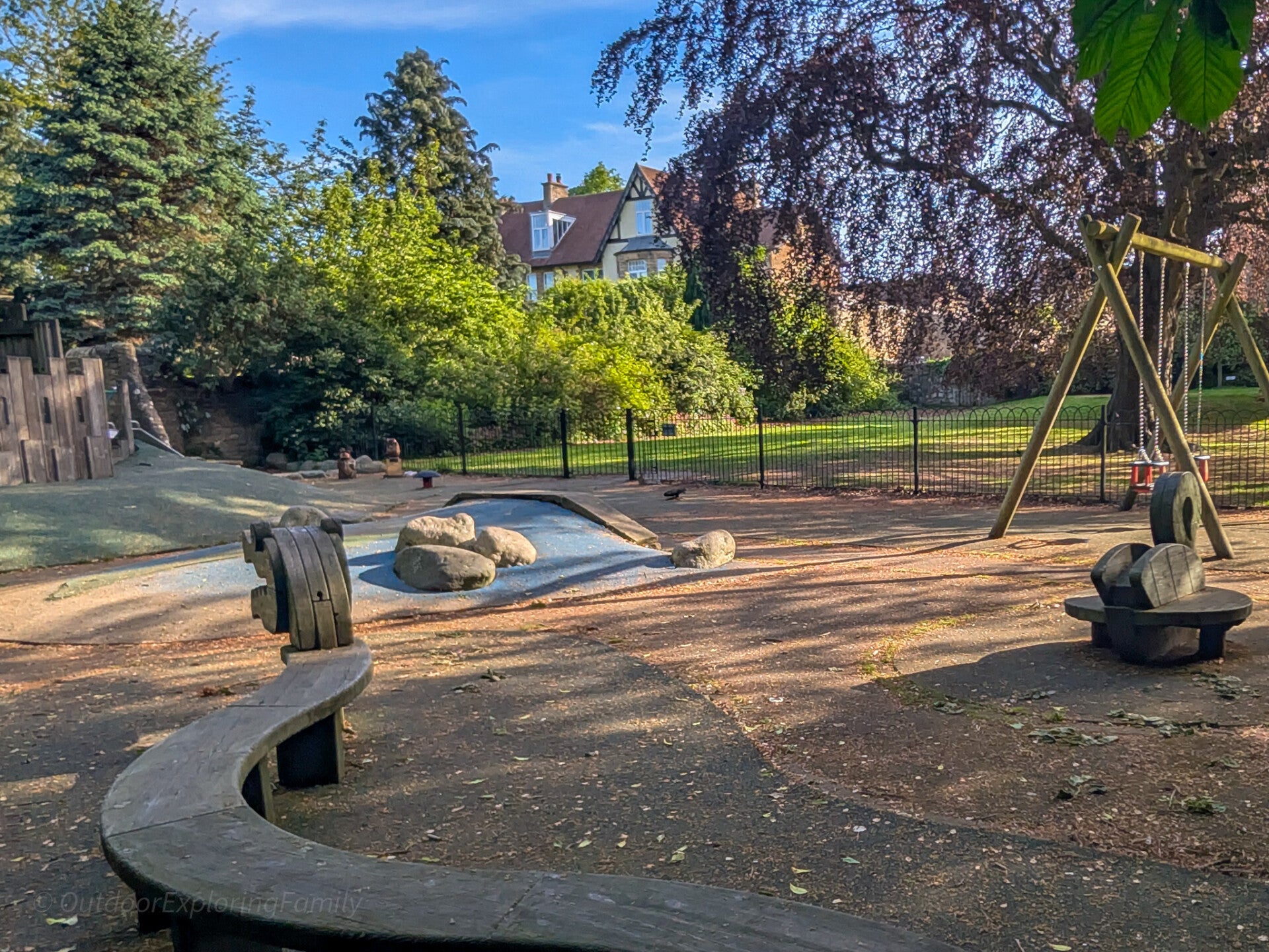 Scar Top play park in Barnard Castle with children's playground and family recreation area