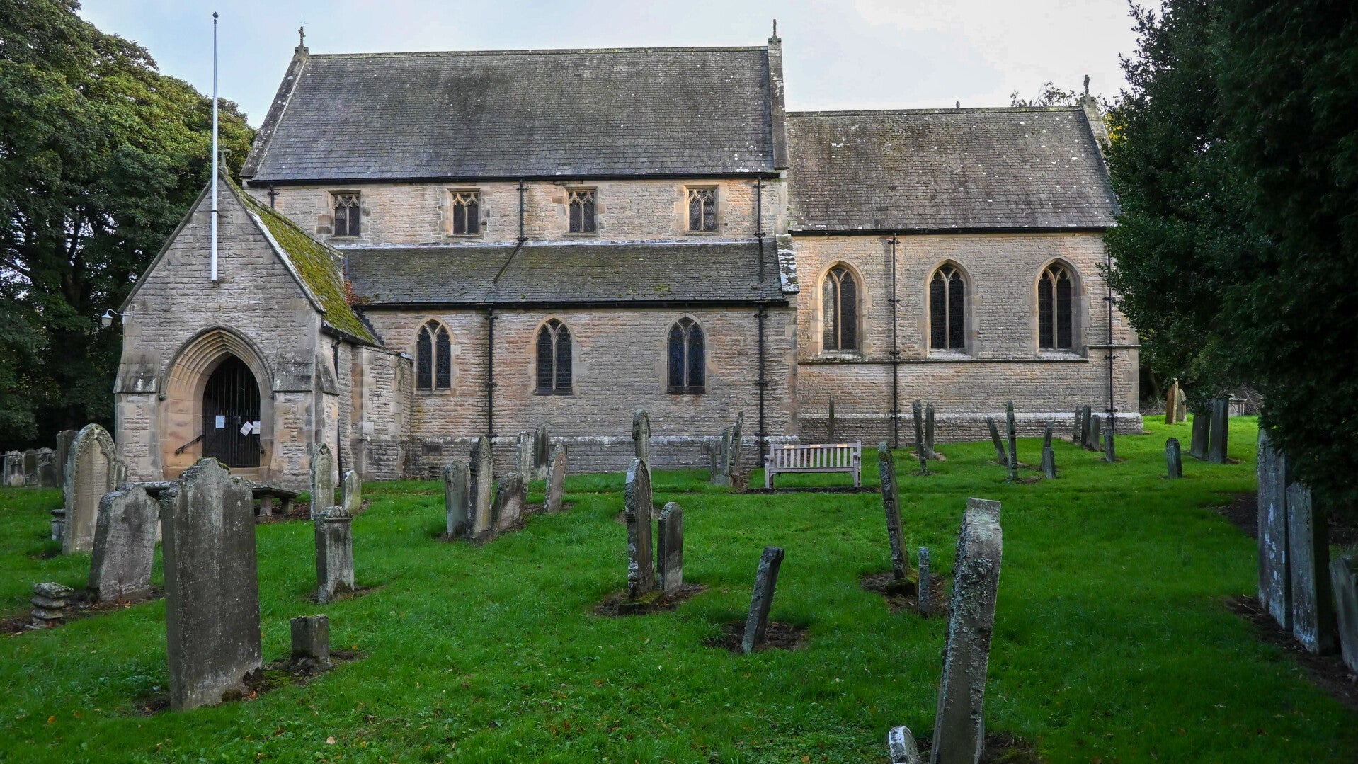 St Mary’s Church and historic churchyard in Middleton-in-Teesdale