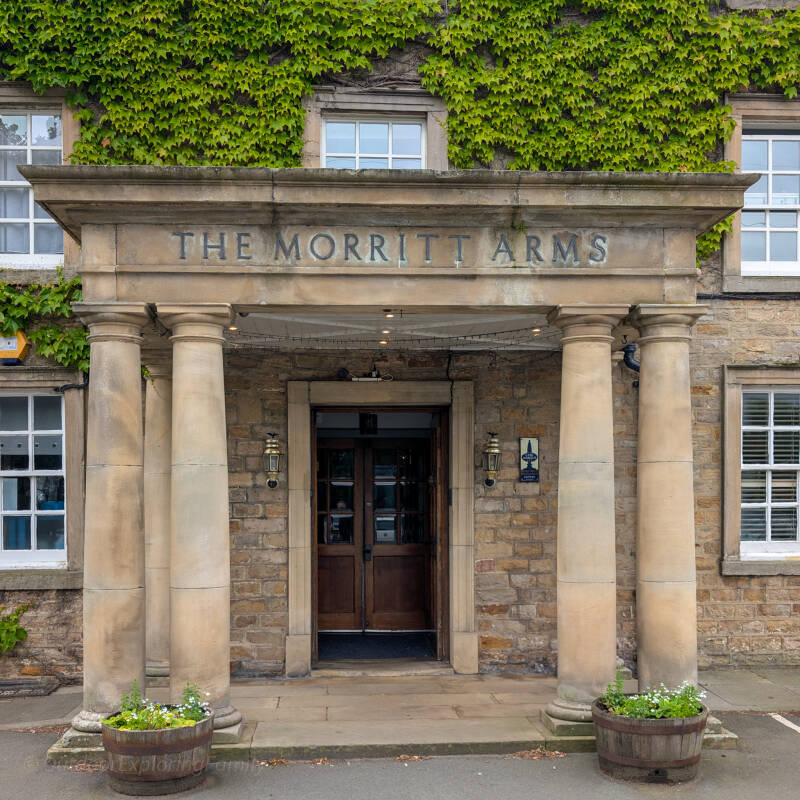 The Morritt Hotel at Greta Bridge, the historic starting point for the Brignall Banks, Rokeby and Mortham Circular Walk.