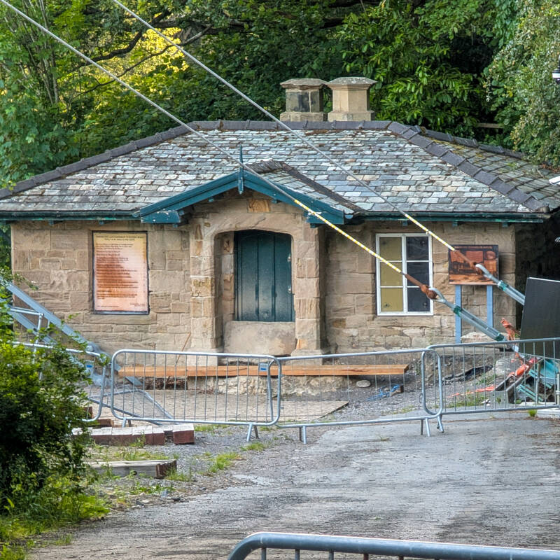 Old toll house beside Whorlton Bridge on the River Tees in Teesdale