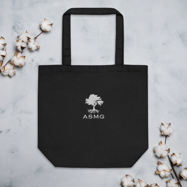 Tote Bag Écologique ASMG Noir Élégant