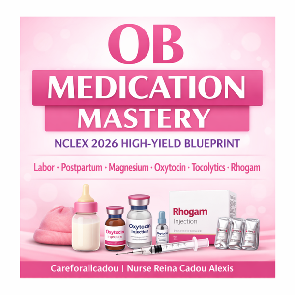 OB Medication Mastery NCLEX 2026 High-Yield Blueprint