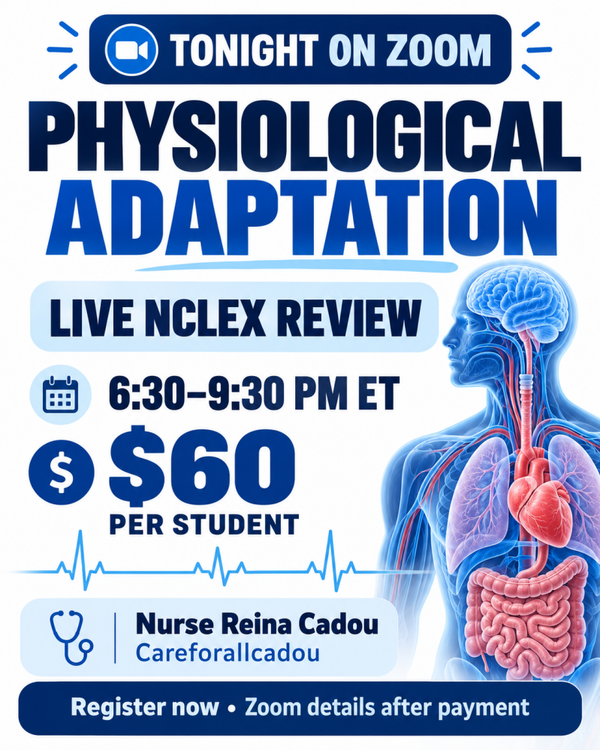 Physiological Adaptation NCLEX Live Review