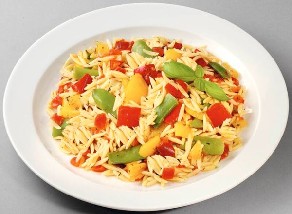 53549 Südländische Gemüse-Nudelpfanne mit Tomaten und Paprika                     -Laktosefrei