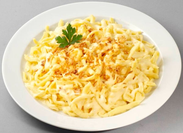 53558 Herzhafte Käsespätzle mit Röstzwiebelgarnitur