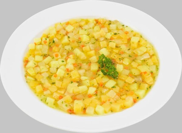 73639 Vegetarischer Kohlrabi-Steckrüben�Eintopf mit Kartoffelwürfeln