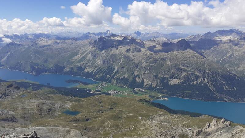 Tagestour Höhenwege im Corvatsch-Gebiet