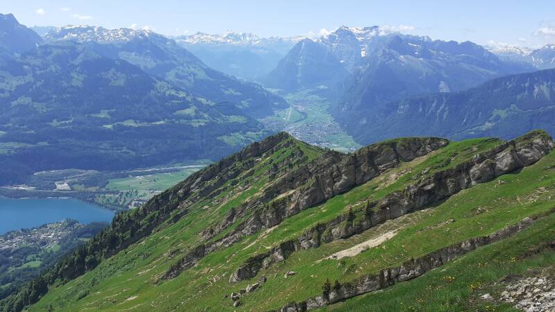 Tagestour Grat- und Höhenwege zwischen Ziegelbrücke und Wolzenalp