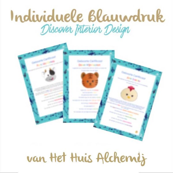 Individuele Blauwdruk | Geboorte Certificaat