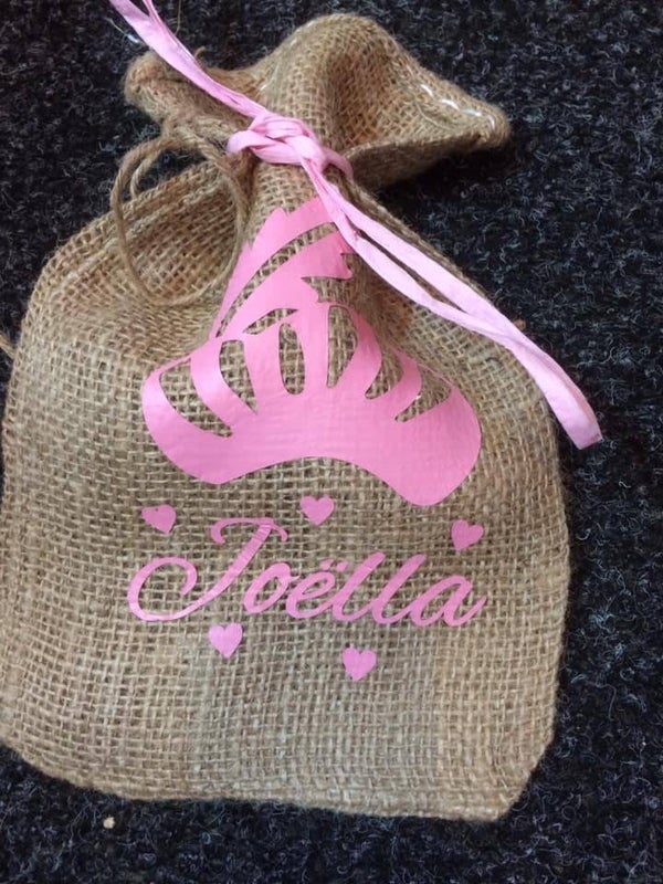 Jute Pietenzakje met naam