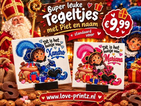 Tegeltje met pietje