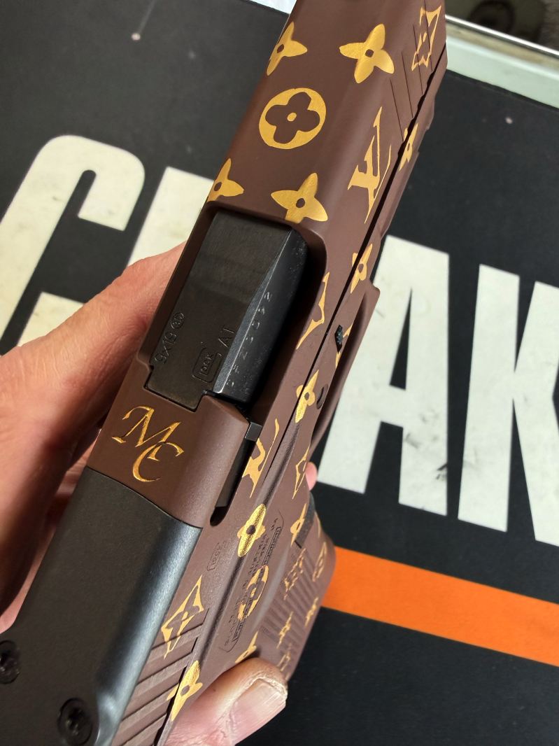 Engraved Cerakote Glock