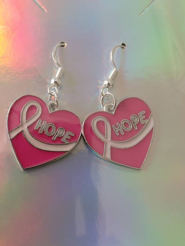 Hope - Breast Cancer Fighter Earrings