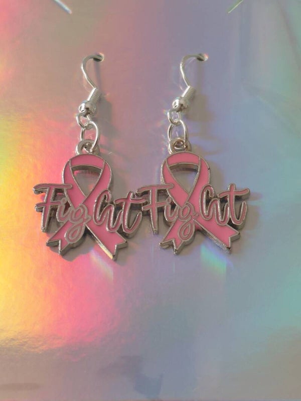 Fight - Breast Cancer Fighter Earrings