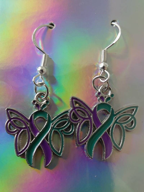 Open Swirl Butterfly- Suicide Awareness