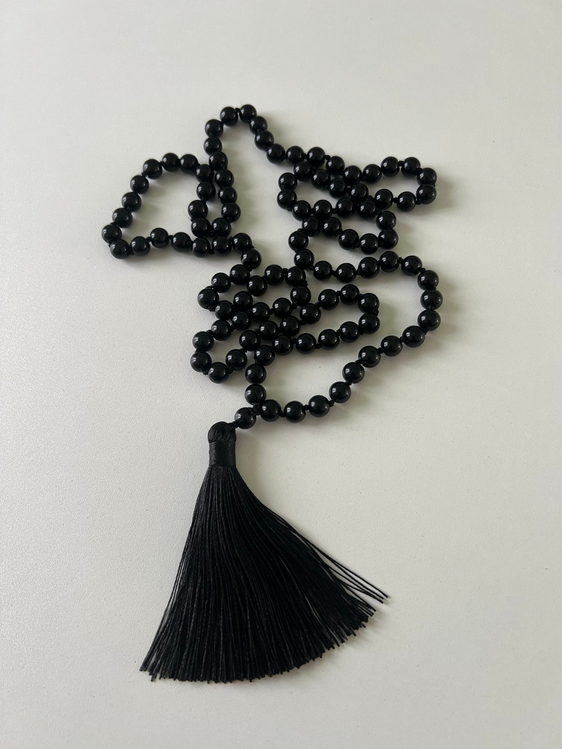 Collier Mala Onyx Menhir (protection)