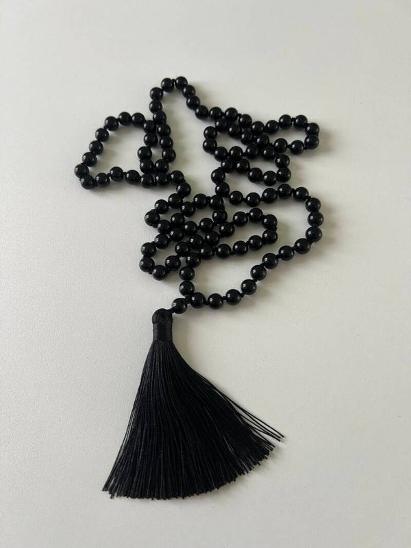 Collier Mala Onyx Menhir (protection)