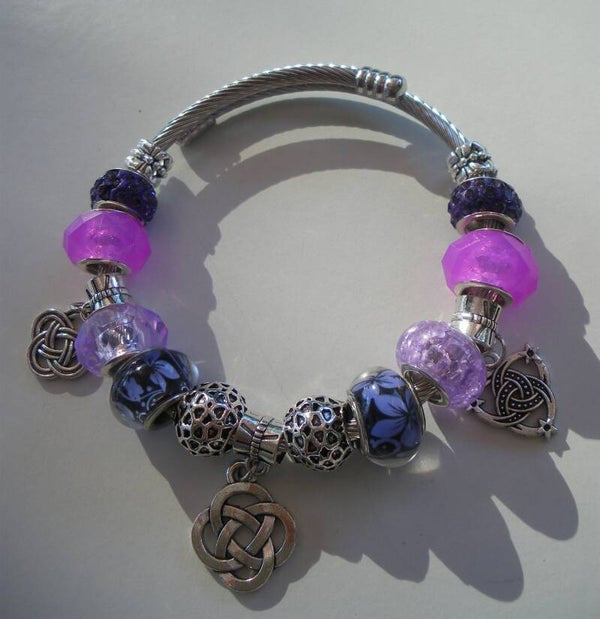 Bracelet jonc argenté