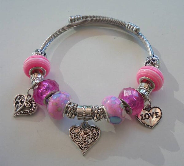 Bracelet jonc argenté