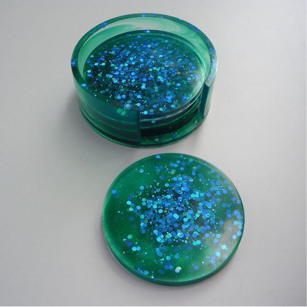 4 Dessous de verres avec support