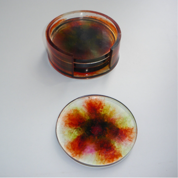 4 Dessous de verres avec support