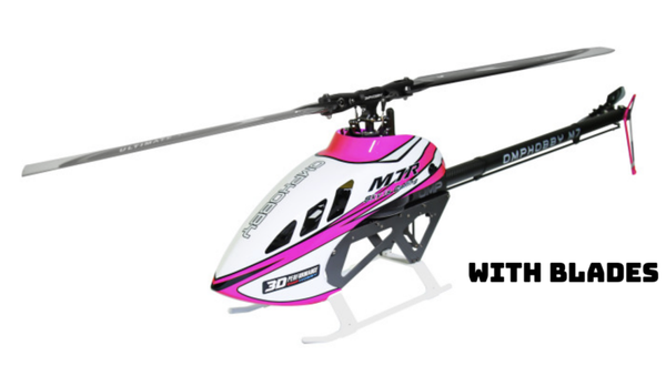 OMPHOBBY M7R RC Helicopter With RotorTech Blades - Pink