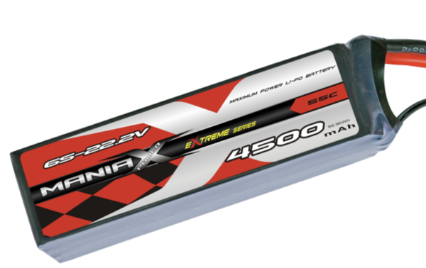 ManiaX LiPo 6S 4500mAh 22.2V eXtreme 55C