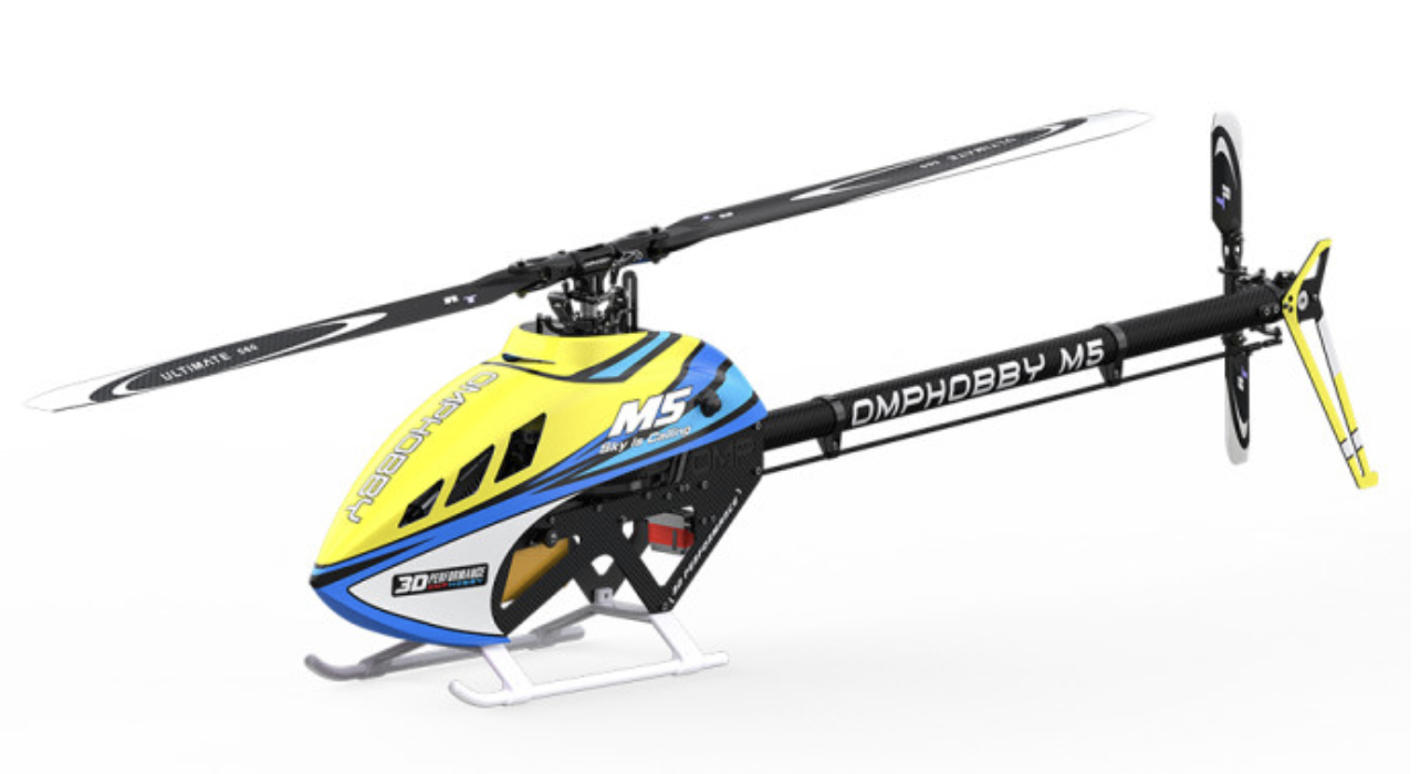 OMPHOBBY M5 RC Helicopter Frame Kit Only - Yellow