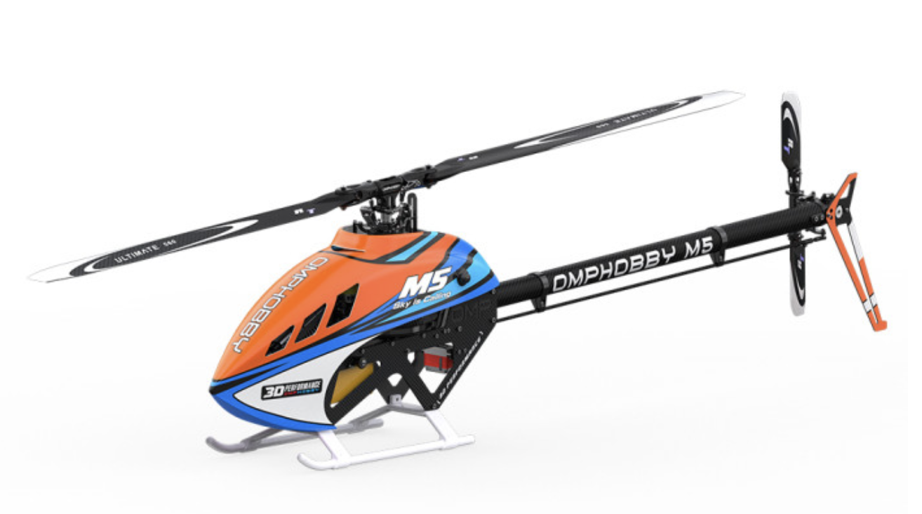 OMPHOBBY M5 RC Helicopter Frame Kit Only - Orange