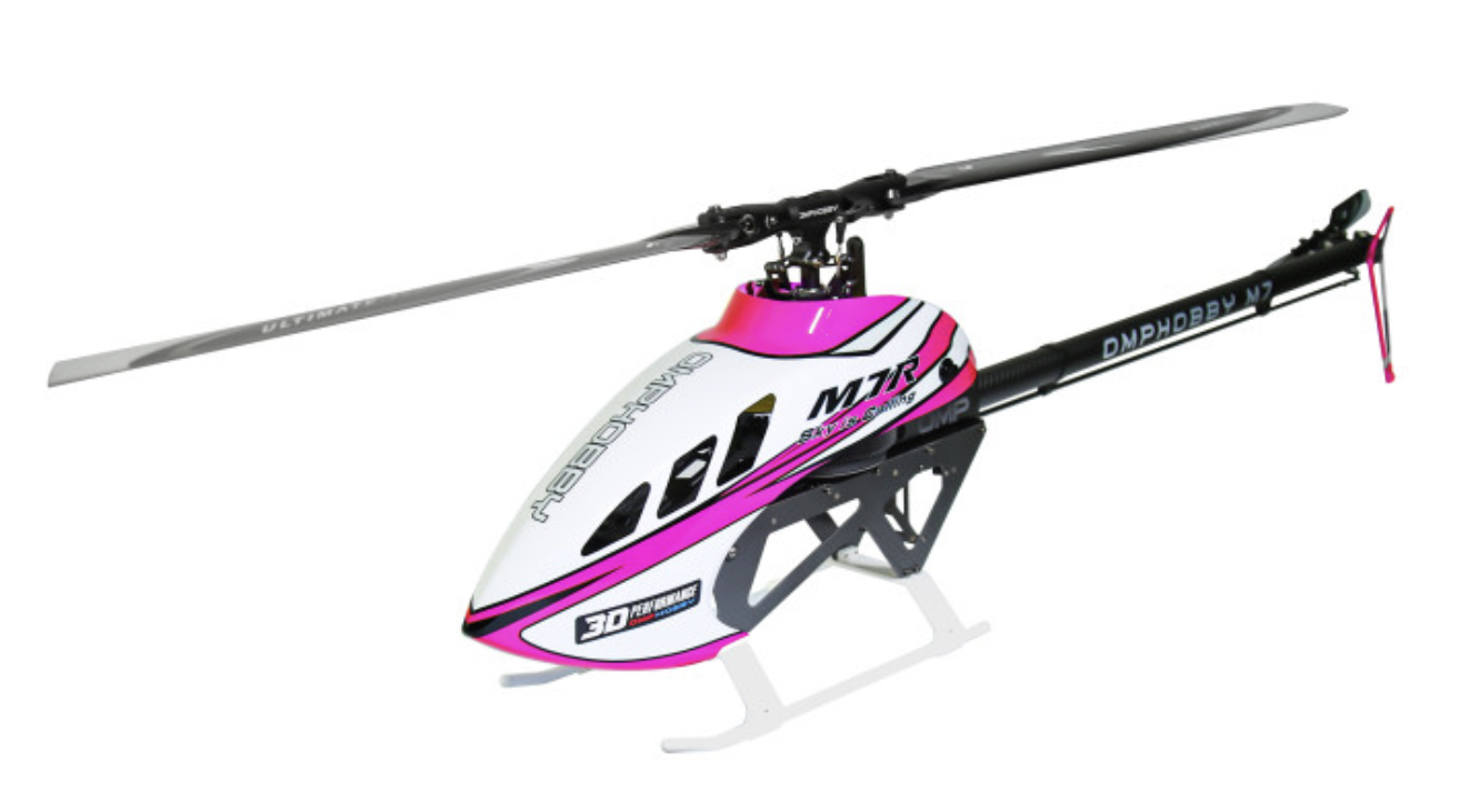 OMPHOBBY M7R RC Helicopter Frame Kit Only - Pink