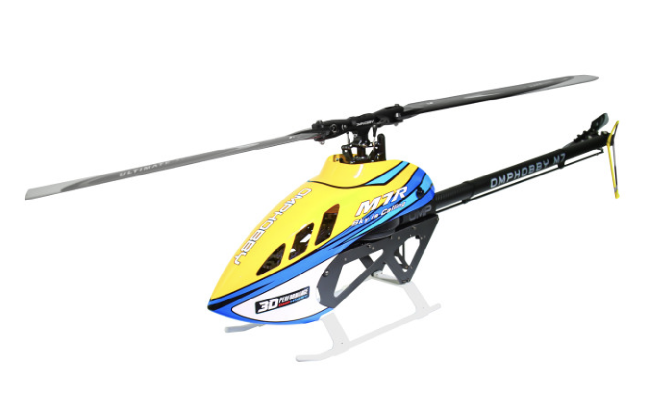 OMPHOBBY M7R RC Helicopter Frame Kit Only - Yellow