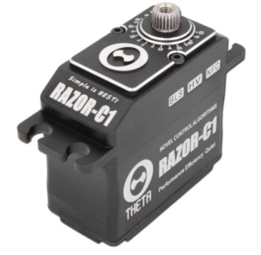 THETA RAZOR-C1 Black Brushless HV Servo with NFC